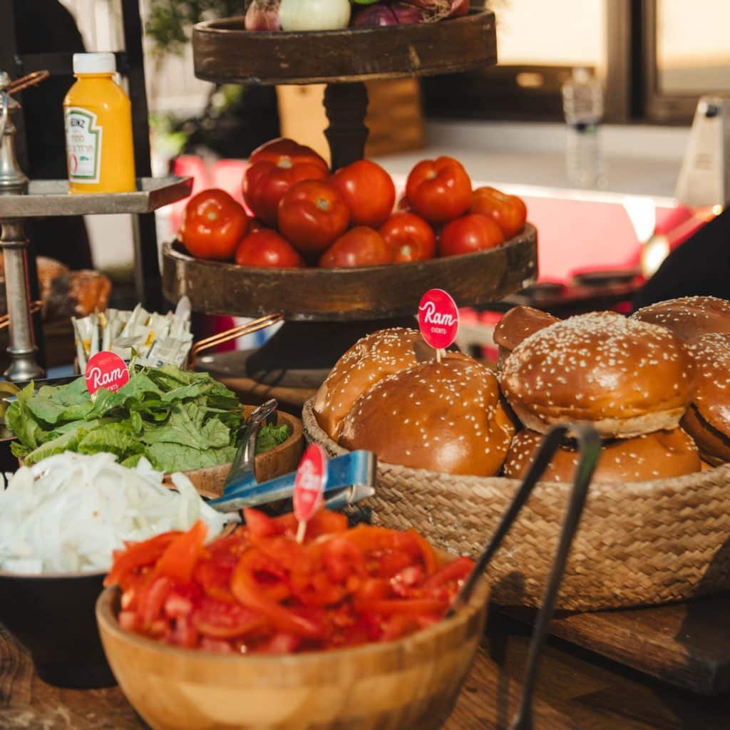 דוכן המבורגרים לילדים