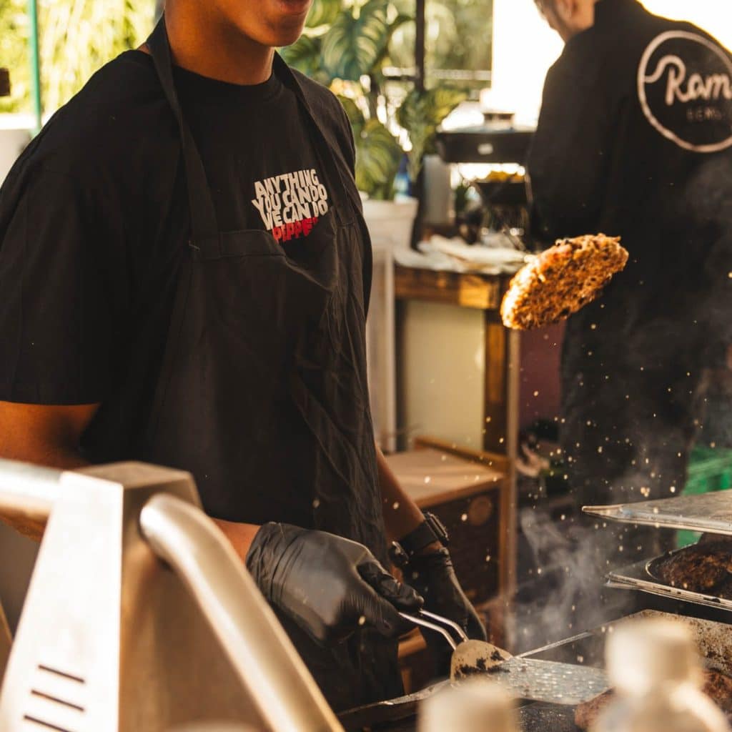 עמדת המבורגרים ליום הולדת