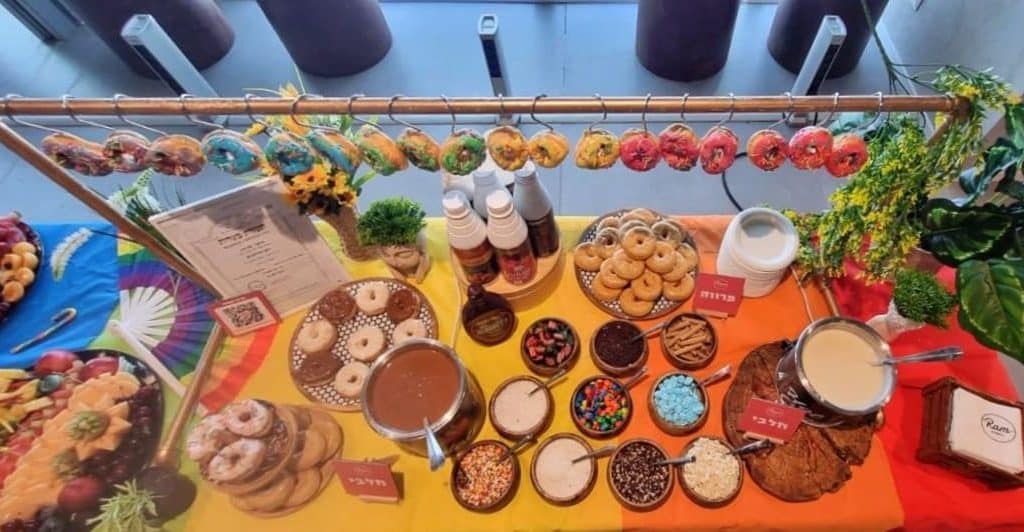 קיר דונאטס לאירוע עסקי