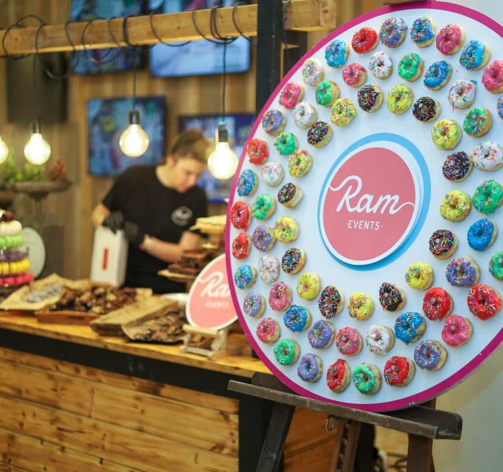 קיר דונאטס לבת מצווה